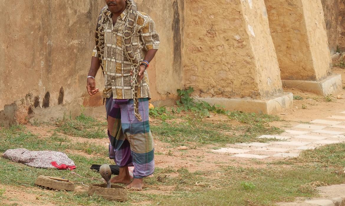 Snake charmer, Galle
