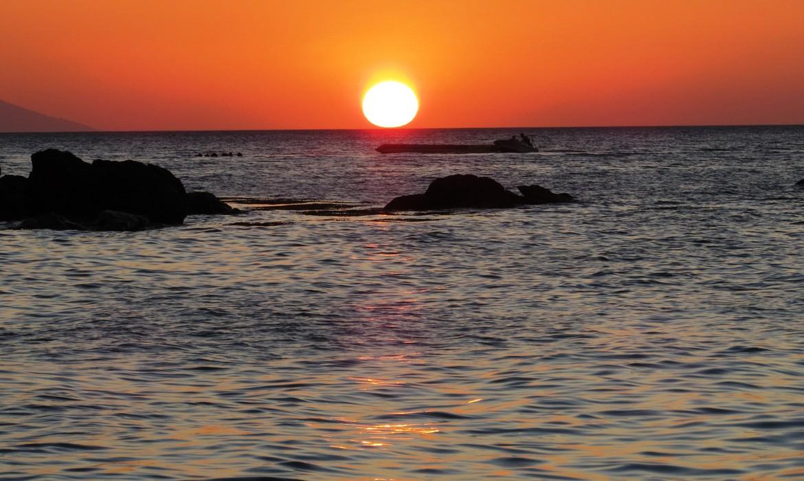 Sunset at White Beach, Puerto Galera