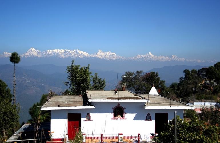 House overlooking valley, Almora