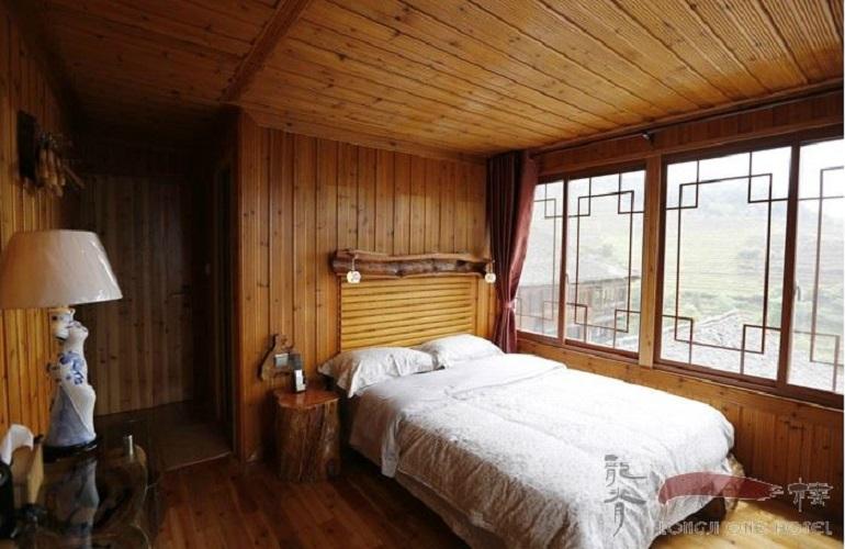 Bedroom, Longji One Hotel