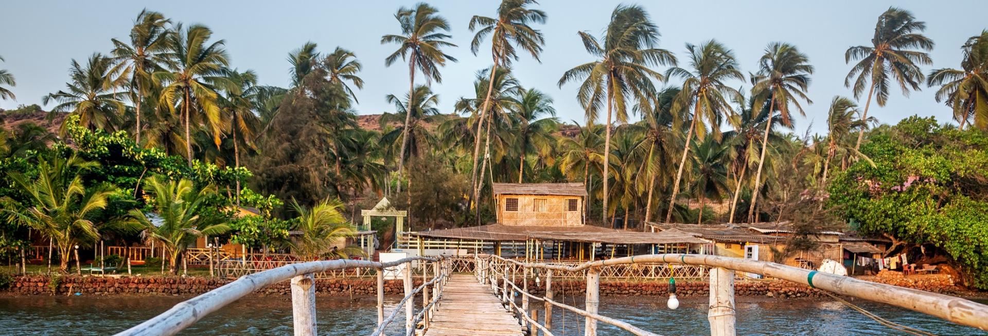 Wooden jetty, Goa