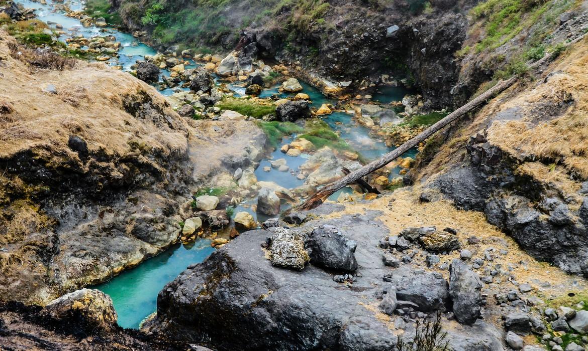 Hot springs, Mount Rinjani