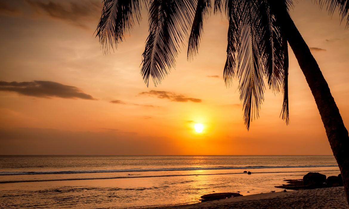 Orange sunset, Senggigi