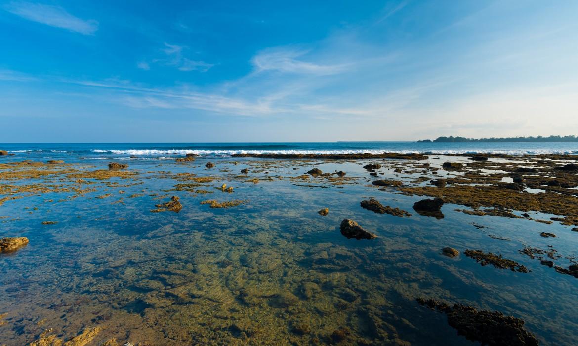 Low tide, Nicobar Islands