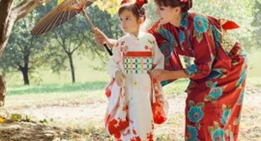 Kimono wearing, Kyoto