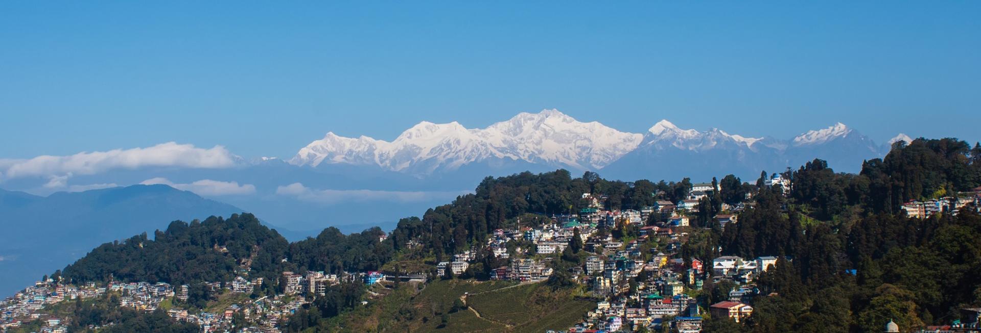 View over Darjeeling