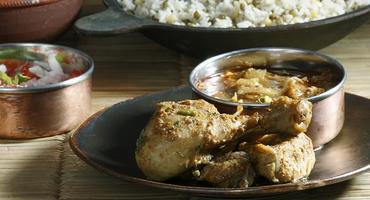 Sampling famous Chettinad Chicken