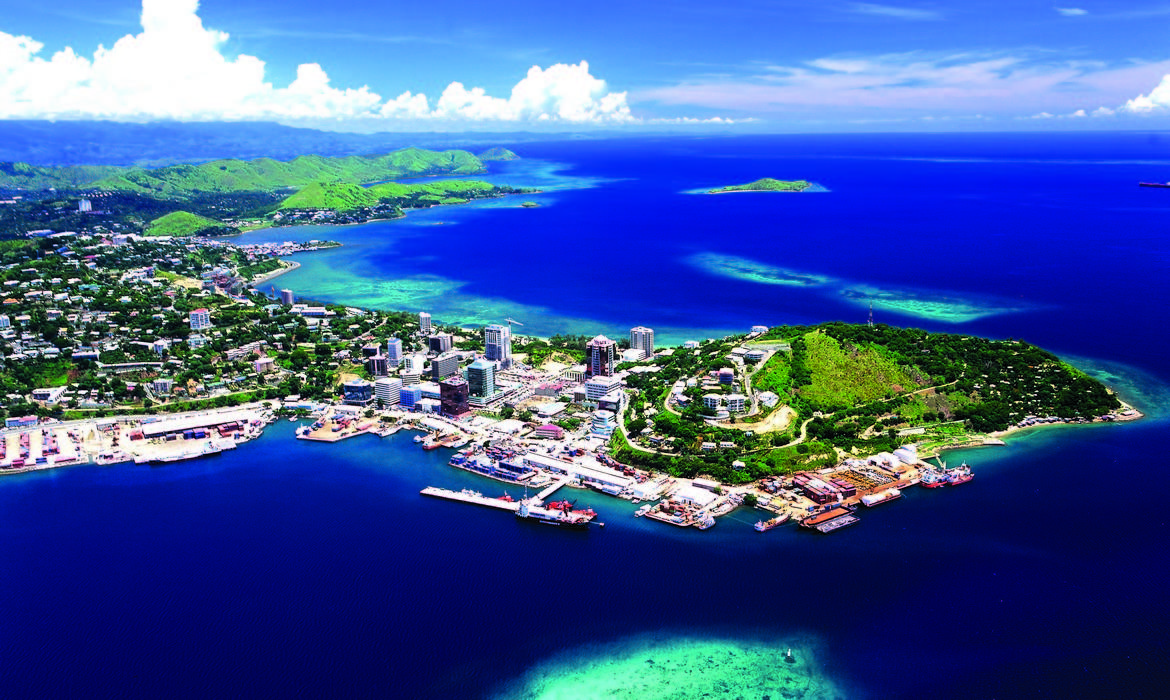 Aerial view, Port Moresby