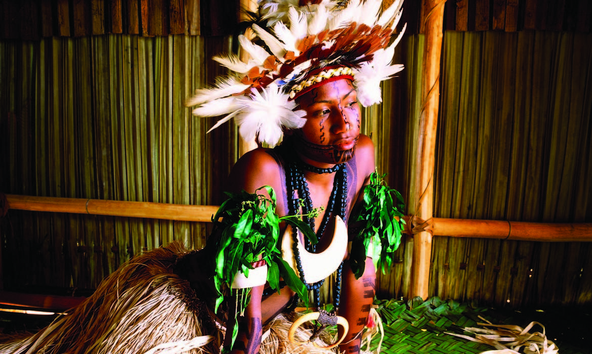 Miss Hiri Hanenamo at Hiri Moale festival, Port Moresby