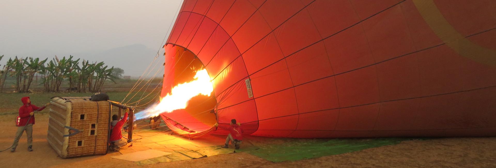 Balloons over Inle, Myanmar