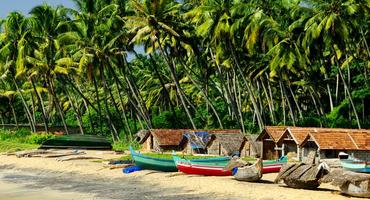 Beach in Goa, India