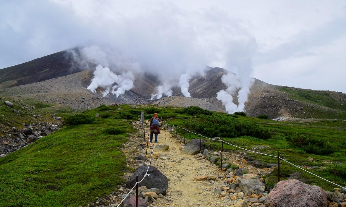 Trekking to Asahidake Mountain, Daisetsuzan NP