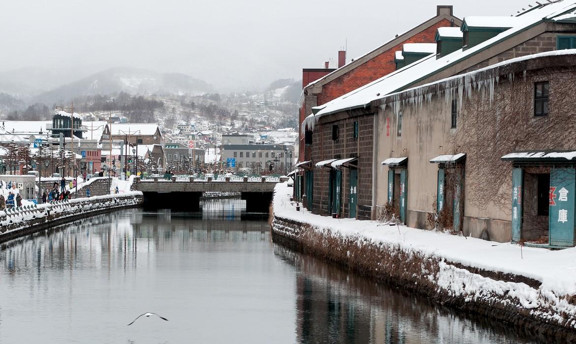 Otaru Canal in winter