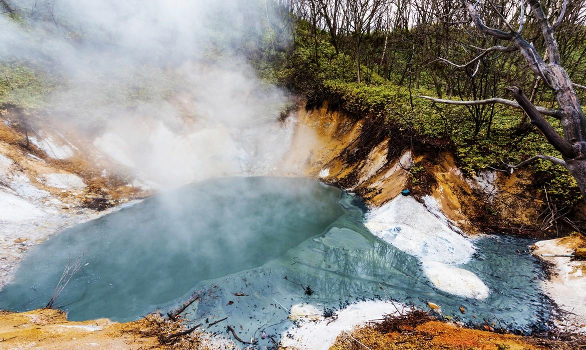 Taisho Jigoku geyser, Noboribetsu