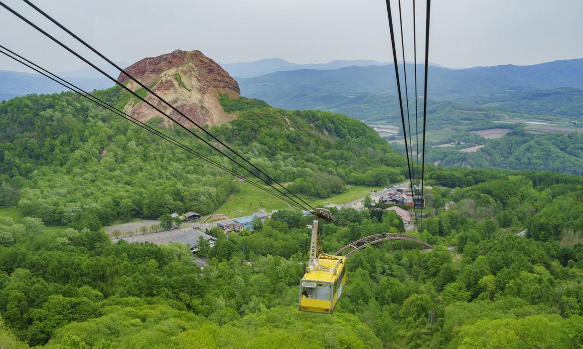 Showa Shinzan around Lake Toya