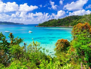 Panoramic view, Praslin Island