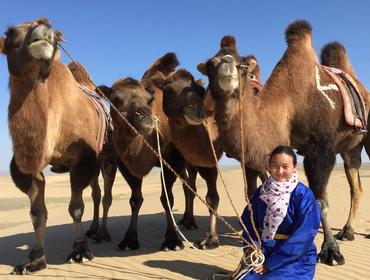 Camel herder, Mongolia