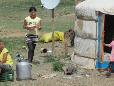Mongolian family