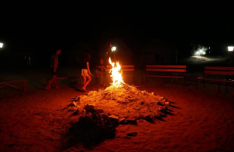 Fire Pit, Lake Aydurkal Yurt Camp