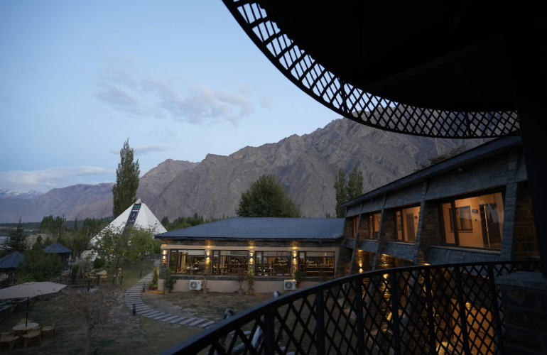 Hotel setting