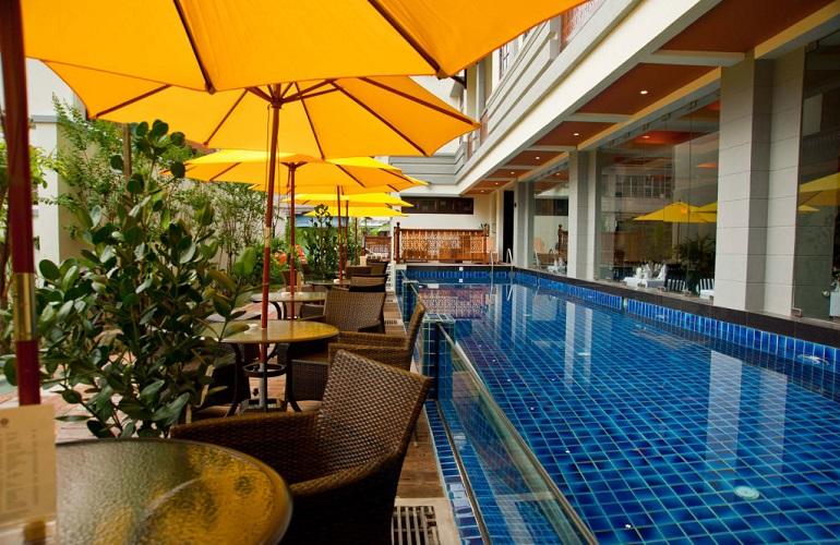 Swimming pool, Hotel Penaga, Penang