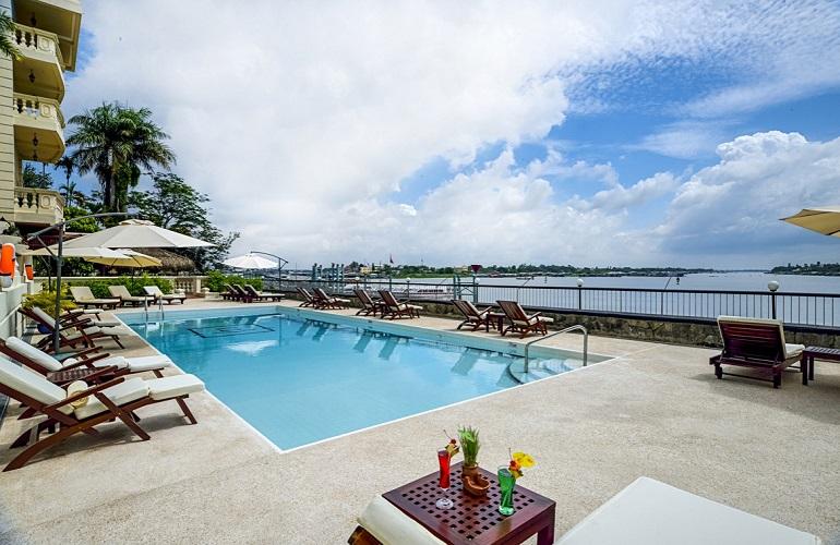 Swimming pool, Victoria Chau Doc Hotel