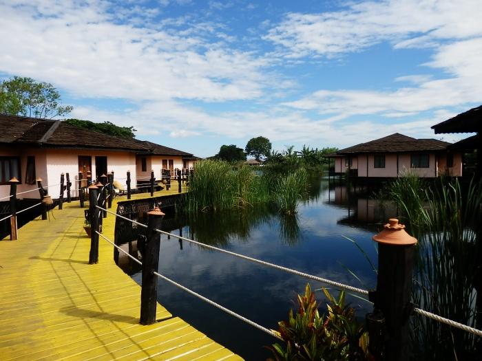 Over-water chalets