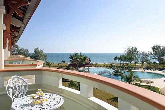 View from balcony, Sokha Beach Resort