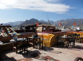 Rooftop restaurant, Shambhala Palace