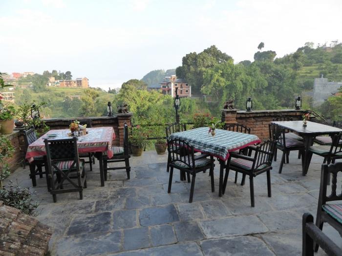 Roof garden, The Old Inn