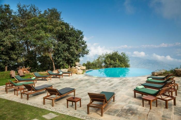 Swimming pool, Dwarika's Resort Dhulikhel