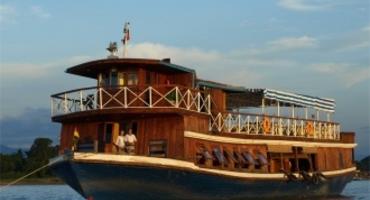 MS Hintha on the Irrawaddy