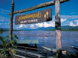 Entrance to the Golden Triangle in Chiang Rai district