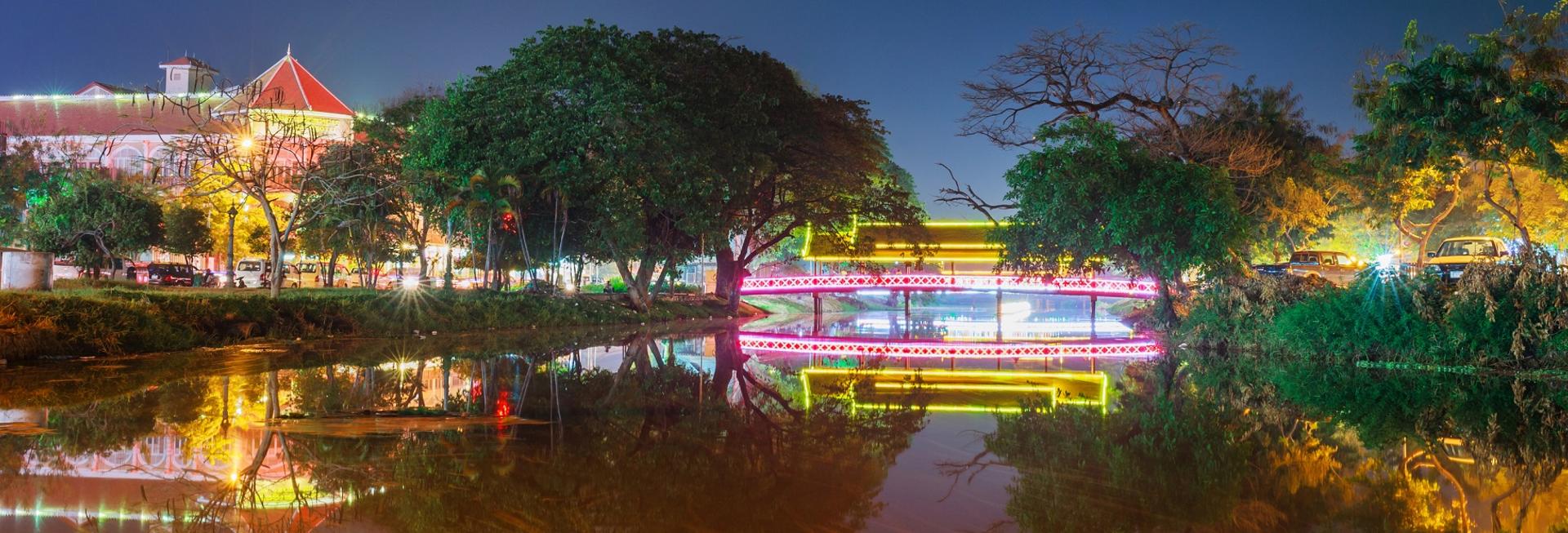 Siem Reap at night