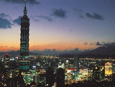 Taipei 101 by night