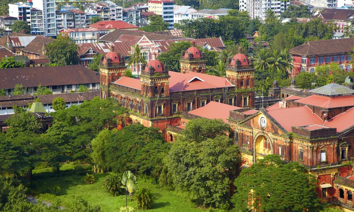 Old colonial palace, Yangon