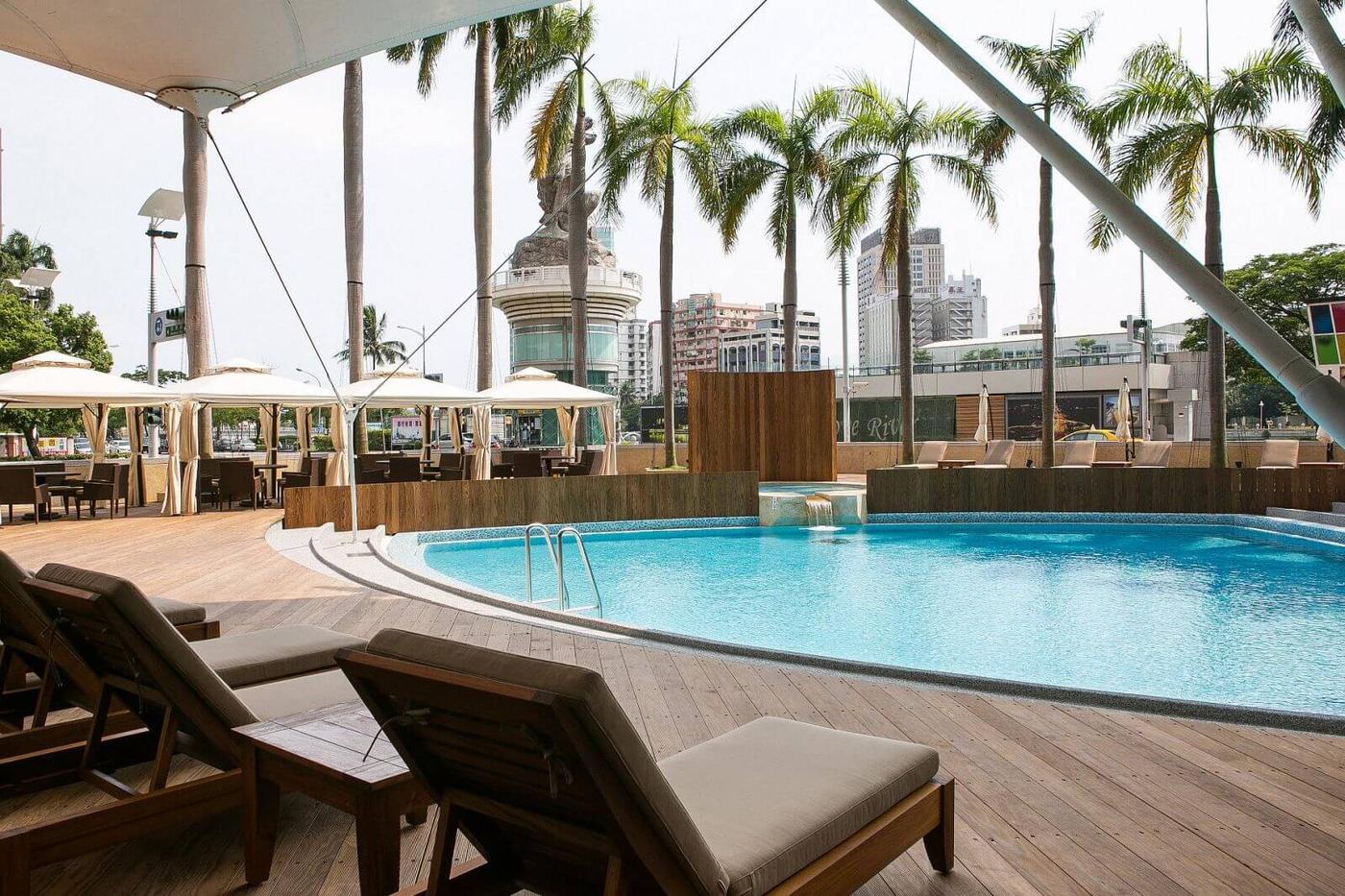 Swimming pool, Ambassador Hotel, Kaohsiung, Taiwan