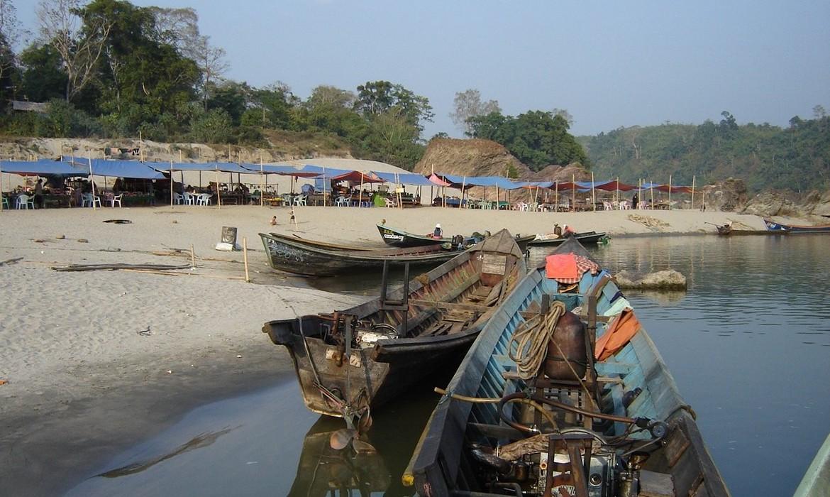 Confluence of river, Myitkyina