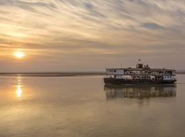 Old boat, Irrawaddy River