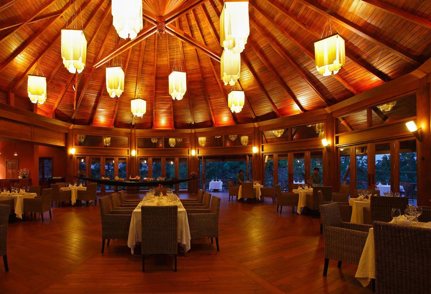 Restaurant interior, Pristine Lotus Spa Resort