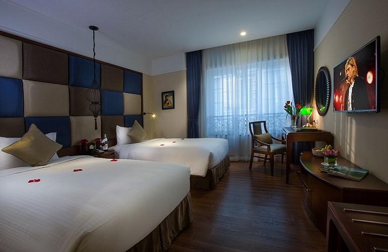 Deluxe Twin Room, Hanoi La Siesta