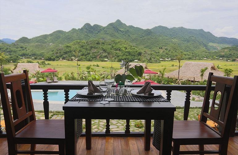 Balcony, Mai Chau Ecolodge