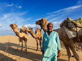 Man with camel, Thar Desert, Rajasthan