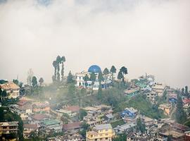 Misty hill top, Darjeeling