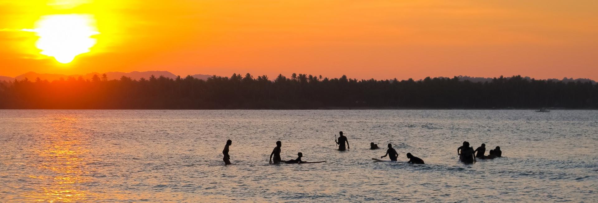 Surfing, Siargao, the Philippines