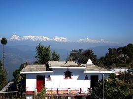 View of the Himalayas, Almora