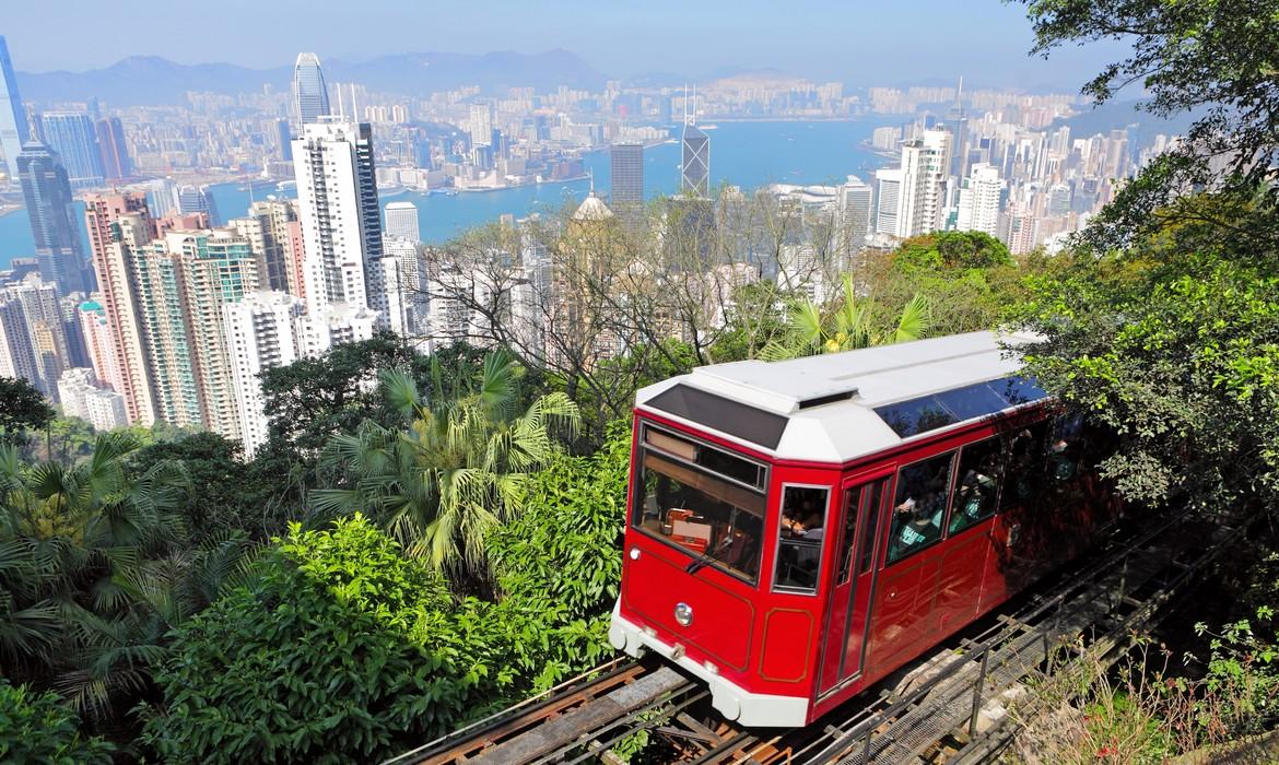 Peak tram, Hong Kong