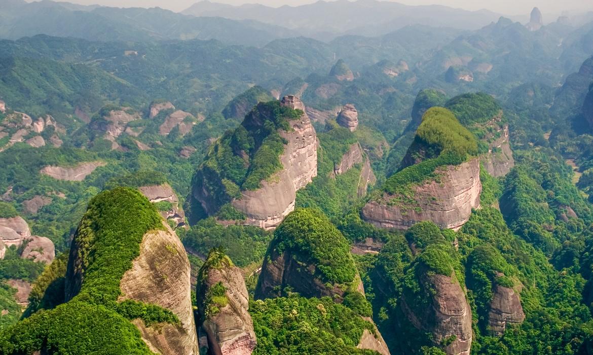 Danxia Landforms, Bajiaozhai