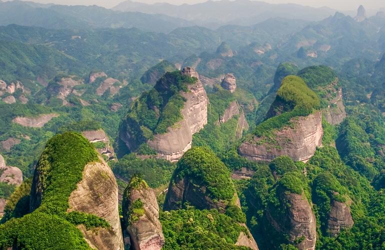 Danxia Landforms, Bajiaozhai
