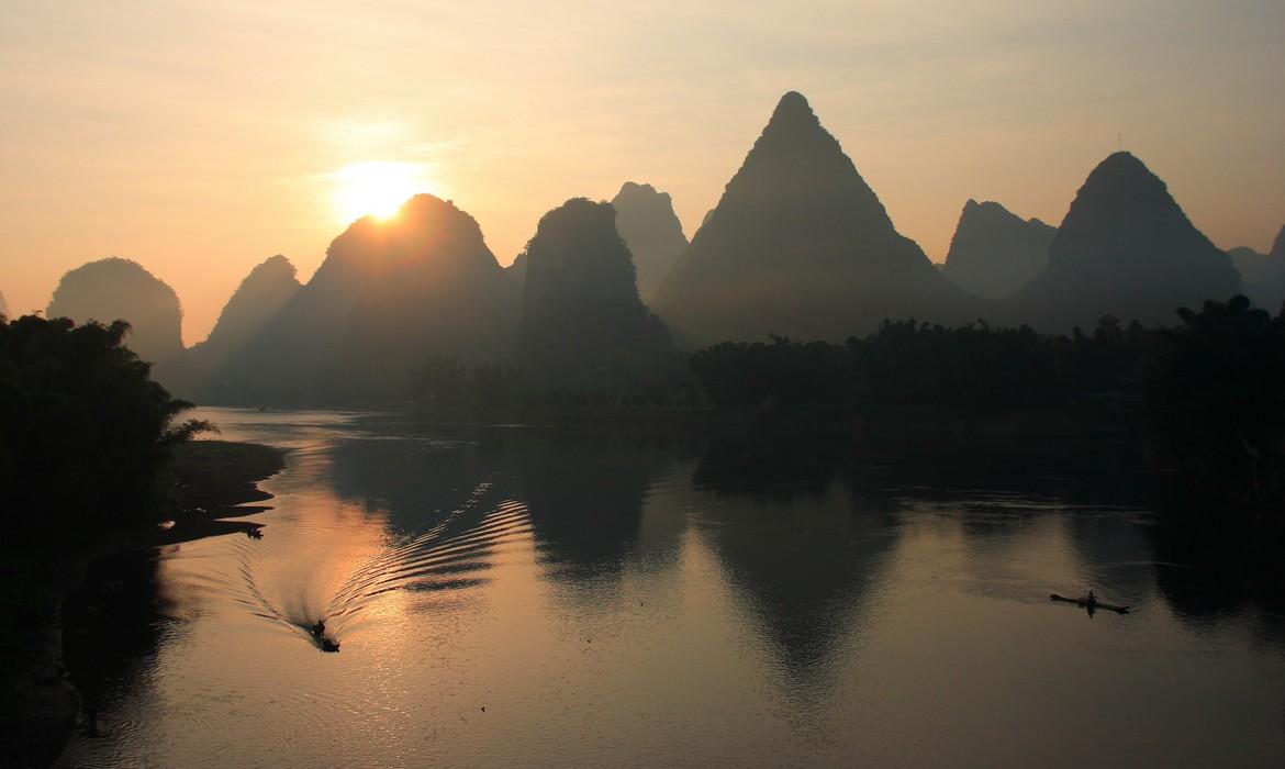 Yangshuo at sunset